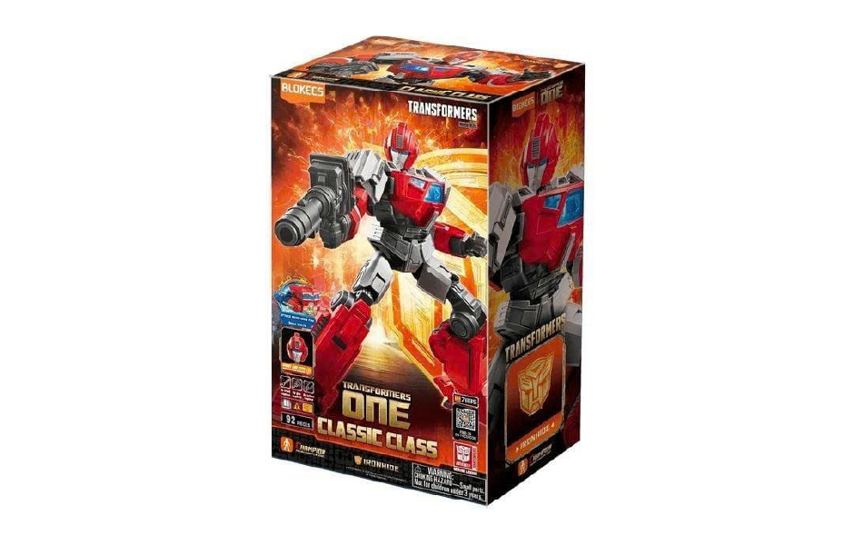Blokees Model Kits - Transformers (Model Kit) 71185 - Classic Class(CC) 19-Movie8 IRONHIOE  （Luminous Eyes & Chest）